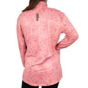 بلوز نیم‌زیپ زنانه نایک با تکنولوژی DRI-FIT – مناسب ورزش‌های پرتحرک، کوهنوردی و روزمره